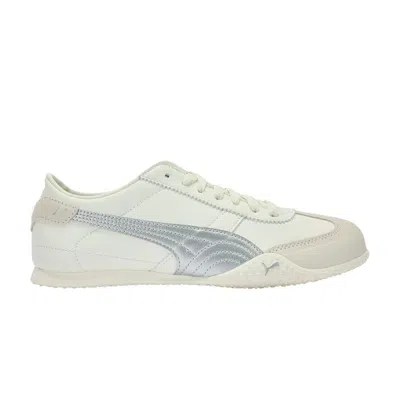 Pre-owned Puma Wmns Bella Ut Lea 'white Silver' | Women's Size 12.5