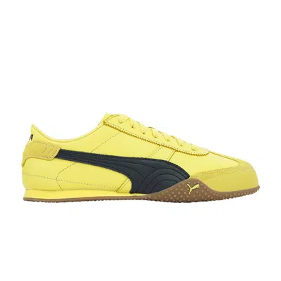 Pre-owned Puma Wmns Bella Ut Leather 'pale Lemon' In Yellow