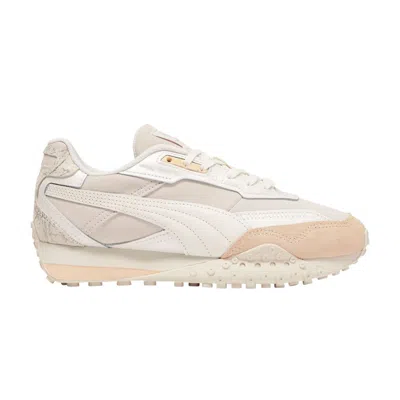 Pre-owned Puma Wmns Blacktop Rider 'glimmer' In Cream