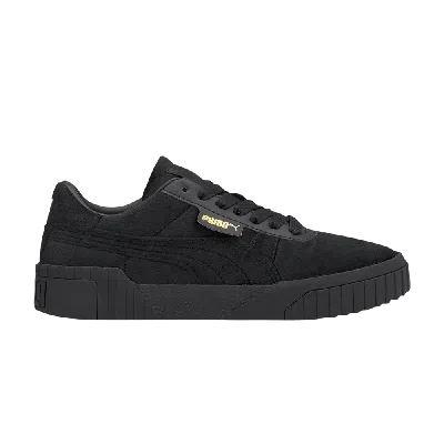 Pre-owned Puma Wmns Cali 'black Velour'