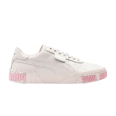 Pre-owned Puma Wmns Cali Bold 'pastel Parchment Bridal Rose' In Cream