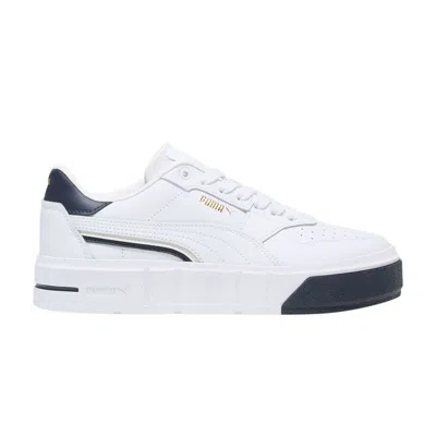 Pre-owned Puma Wmns Cali Court Classic 'white Navy'