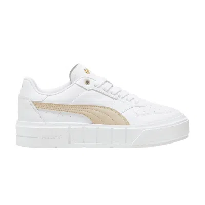 Pre-owned Puma Wmns Cali Court Leather 'white Putty' | Women's Size 7