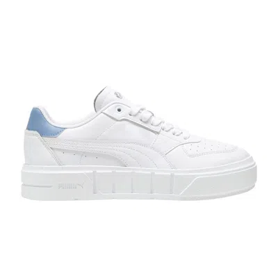 Pre-owned Puma Wmns Cali Court Leather 'white Zen Blue'