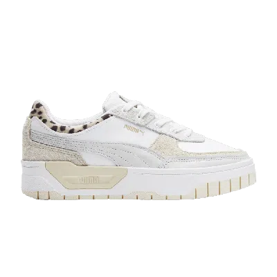 Pre-owned Puma Wmns Cali Dream 'animalia Leopard' In White