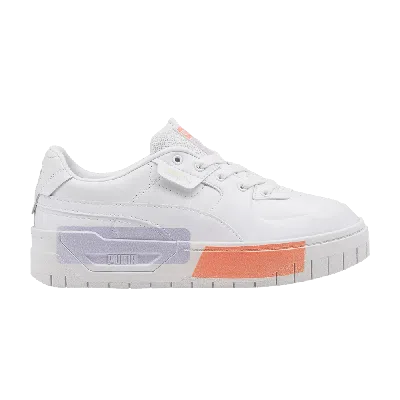 Pre-owned Puma Wmns Cali Dream Mis 'white Peach Pink'