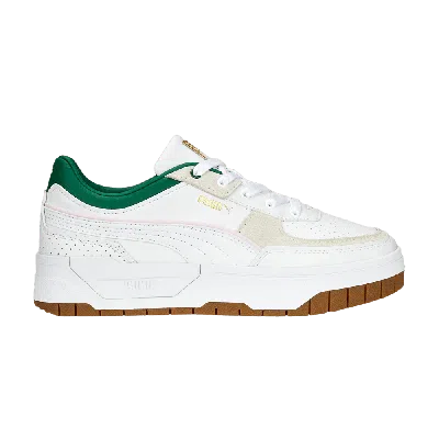 Pre-owned Puma Wmns Cali Dream 'preppy - Vine' In White