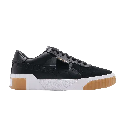 Pre-owned Puma Wmns Cali Exotic 'black'