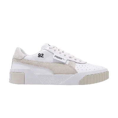 Pre-owned Puma Wmns Cali Leather Suede X Sg 'silver Gray' In White