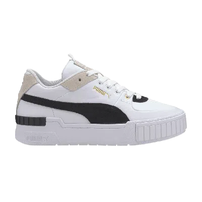 Pre-owned Puma Wmns Cali Sport Heritage 'white Black'