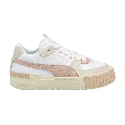 Pre-owned Puma Wmns Cali Sport 'in Bloom - Marshmallow' In White