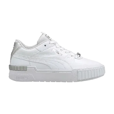 Pre-owned Puma Wmns Cali Sport 'metallic - White'