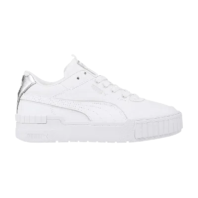 Pre-owned Puma Wmns Cali Sport 'wabi Sabi - White Silver'