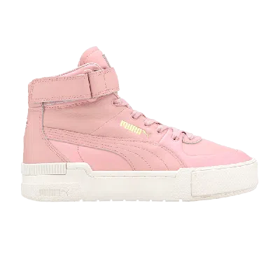 Pre-owned Puma Wmns Cali Sport Warm Up High 'peachskin' In Pink