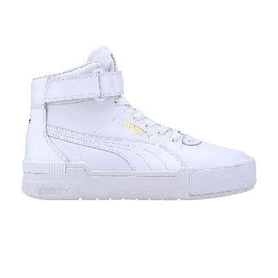 Pre-owned Puma Wmns Cali Sport Warm Up High 'white'