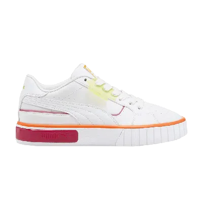 Pre-owned Puma Wmns Cali Star 'city Lights - White Beetroot Purple'