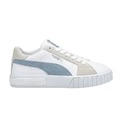Pre-owned Puma Wmns Cali Star Mix 'white Forever Blue'