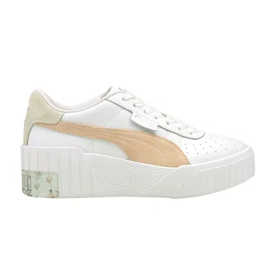 Pre-owned Puma Wmns Cali Wedge 'in Bloom - Cloud Pink' | White | Women's Size 14