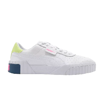 Pre-owned Puma Wmns Cali 'white Luminous Pink'
