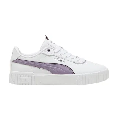 Pre-owned Puma Wmns Carina 2.0 Lux 'white Pale Plum' | Women's Size 8