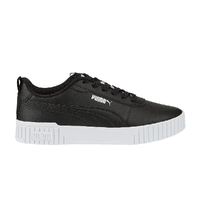 Pre-owned Puma Wmns Carina 2.0 Tape 'black White'