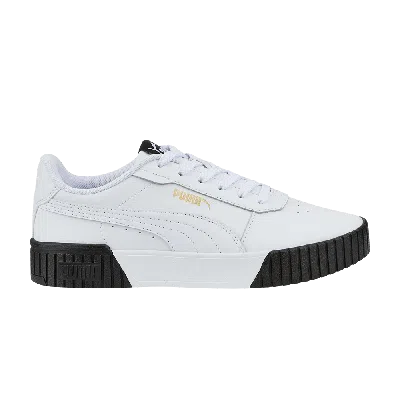 Pre-owned Puma Wmns Carina 2.0 'white Black'