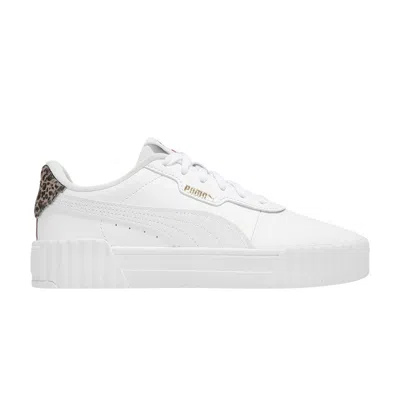 Pre-owned Puma Wmns Carina 3.0 Animal Flair 'white' | Women's Size 6.5