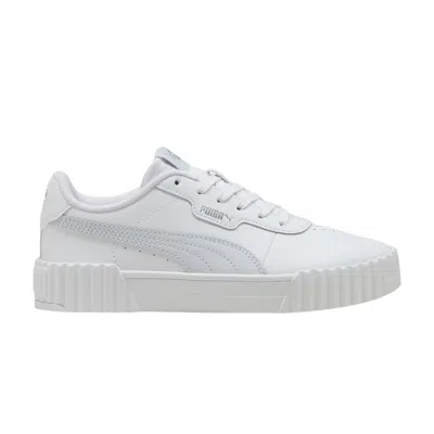 Pre-owned Puma Wmns Carina 3.0 'white Gray' | Women's Size 6.5