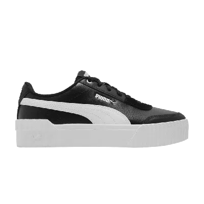 Pre-owned Puma Wmns Carina Lift 'black White'