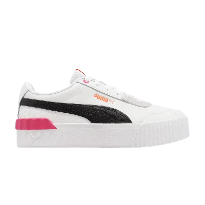 Pre-owned Puma Wmns Carina Lift 'white Glow Pink'