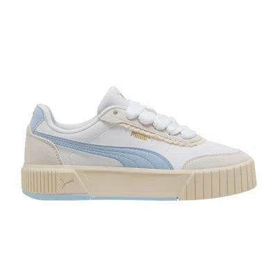 Pre-owned Puma Wmns Carina Mia Memoires 'white Blue' | Women's Size 6