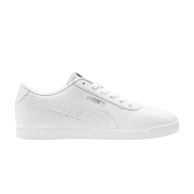 Pre-owned Puma Wmns Carina Slim 'triple White'