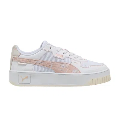 Pre-owned Puma Wmns Carina Street Lux 'crafted Flowers' | White | Women's Size 7.5