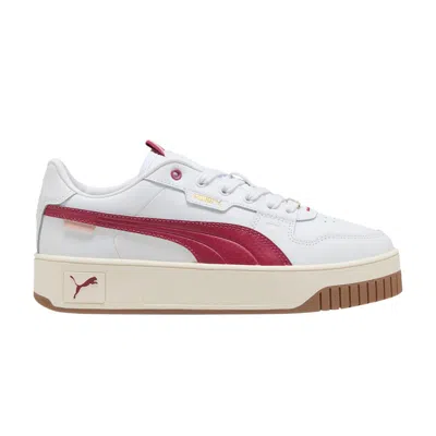 Pre-owned Puma Wmns Carina Street Lux 'white Port' | Women's Size 6