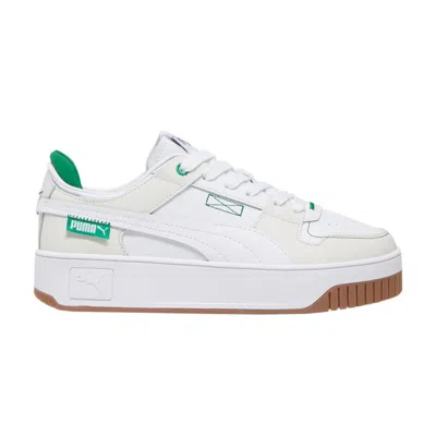 Pre-owned Puma Wmns Carina Street Vtg 'white Vapor Grey'