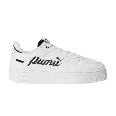 Pre-owned Puma Wmns Carina Street 'white Black' | Women's Size 9