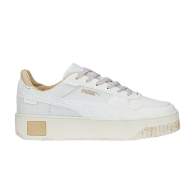 Pre-owned Puma Wmns Carina Street 'white Granola'