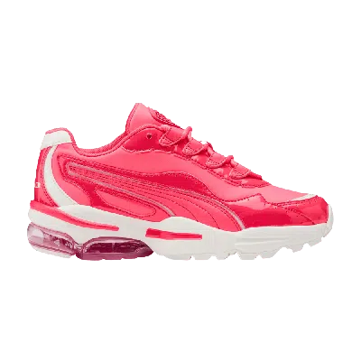Pre-owned Puma Wmns Cell Stellar Neon 'pink Alert'