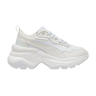 Pre-owned Puma Wmns Cilia Wedge 'silver Mist Feather Grey' | White | Women's Size 7.5