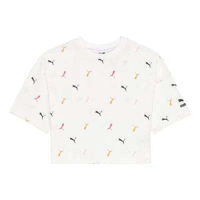 Puma (wmns) Classics Graphics Aop Boyfriend Tee In White