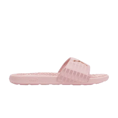Pre-owned Puma Wmns Cool Cat Echo Slide 'lotus Rose Gold' In Pink