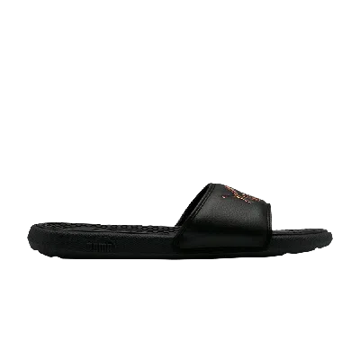 Pre-owned Puma Wmns Cool Cat Slide 'black Rose Gold'