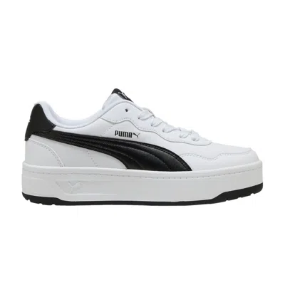 Pre-owned Puma Wmns Court Lally Skye 'white Black' | Women's Size 10