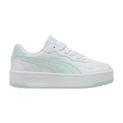 Pre-owned Puma Wmns Court Lally Skye 'white Peaceful Blue' | Women's Size 9