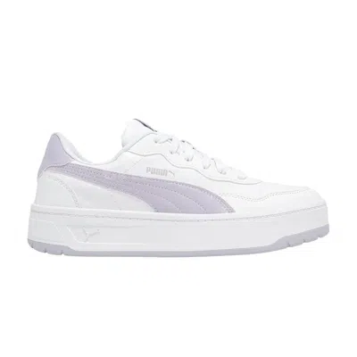 Pre-owned Puma Wmns Court Lally Skye 'white Purple' | Women's Size 6.5