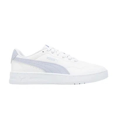 Pre-owned Puma Wmns Court Lally 'white Lilac Frost' | Women's Size 7.5