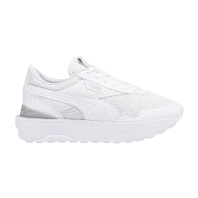 Pre-owned Puma Wmns Cruise Rider Re:style 'triple White'