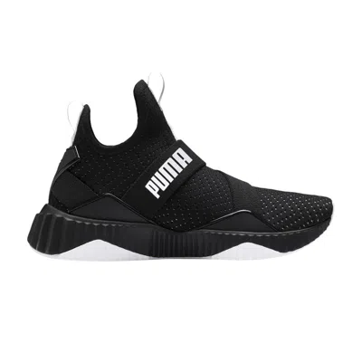 Pre-owned Puma Wmns Defy Mid Core 'black White'