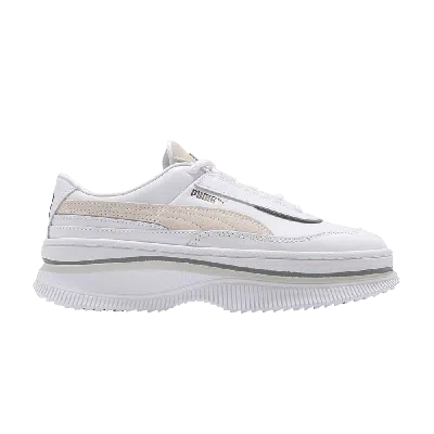 Pre-owned Puma Wmns Deva Mixed Metallic 'vaporous Grey' In White
