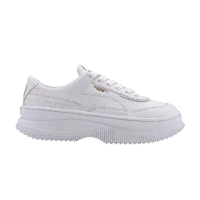 Pre-owned Puma Wmns Deva 'wavy Platform - White'